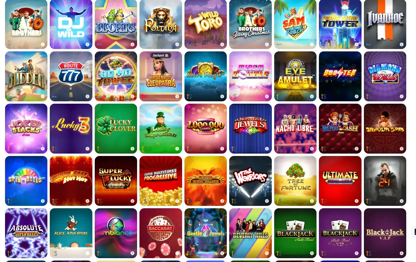 Трикс казино интерфейс live-игр